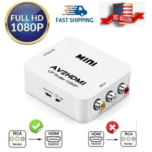 RCA AV To HDMI HDTV Converter For Nintendo NES SNE